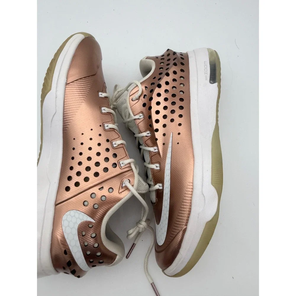 Nike KD 7 Elite EYBL Copper Bronze Basketball Shoes 800514-914 Mens 12.5